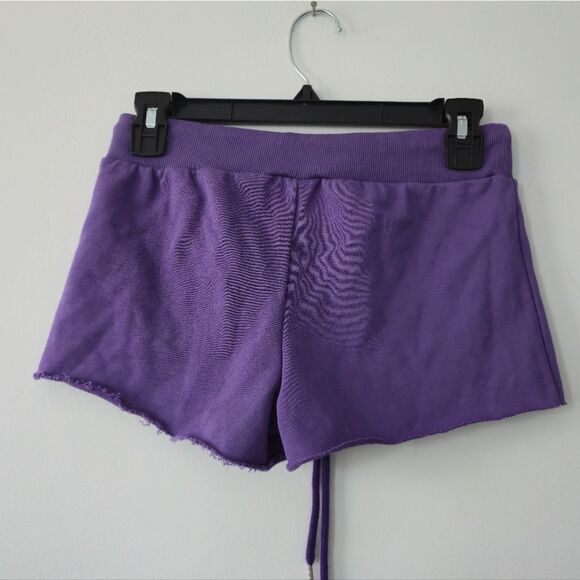 NWT Edikted Athleisure Low Rise Drawstring Shorts Purple - Picture 1 of 7